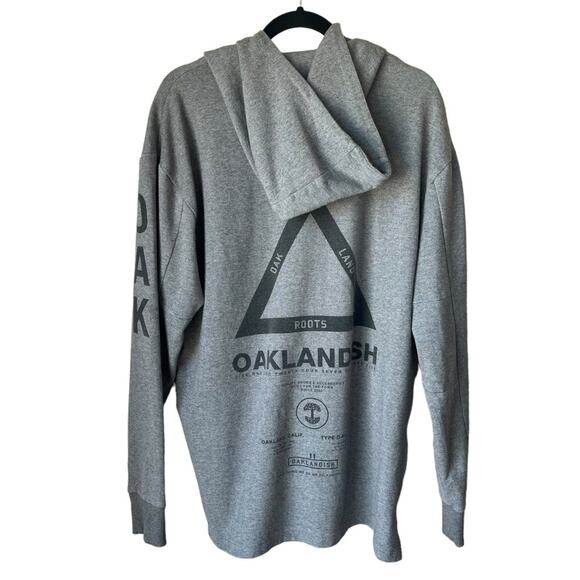 Oaklandish Gray Heather Hoodie Size XL - Picture 2 of 4